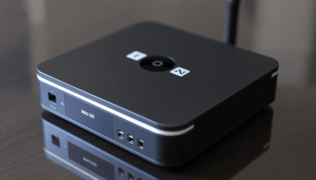 Eine IPTV-Box wie die MAG 540, die für türkische Sender geeignet ist.