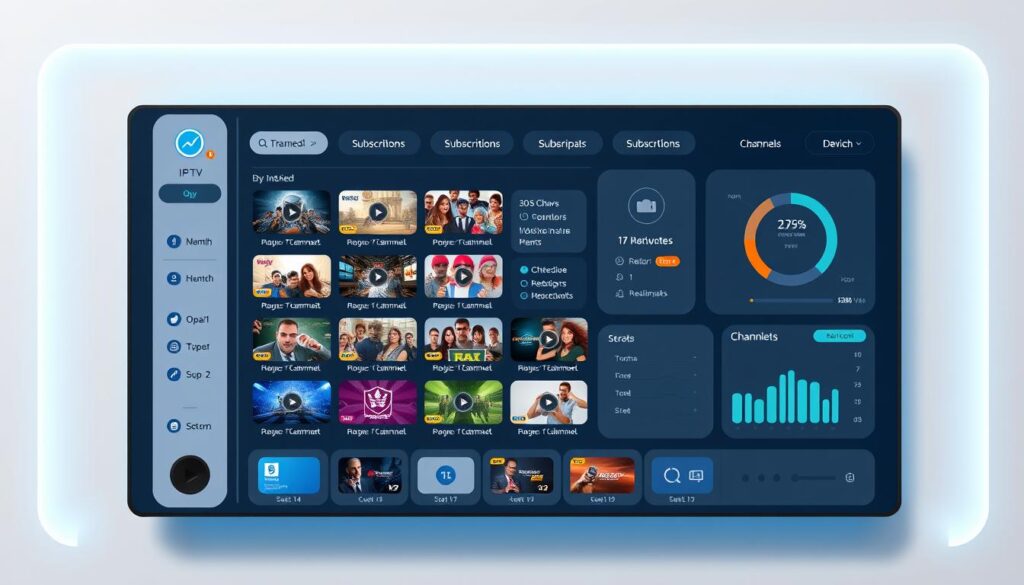 Erstellen Sie ein Bild von einem IPTV Reseller Panel