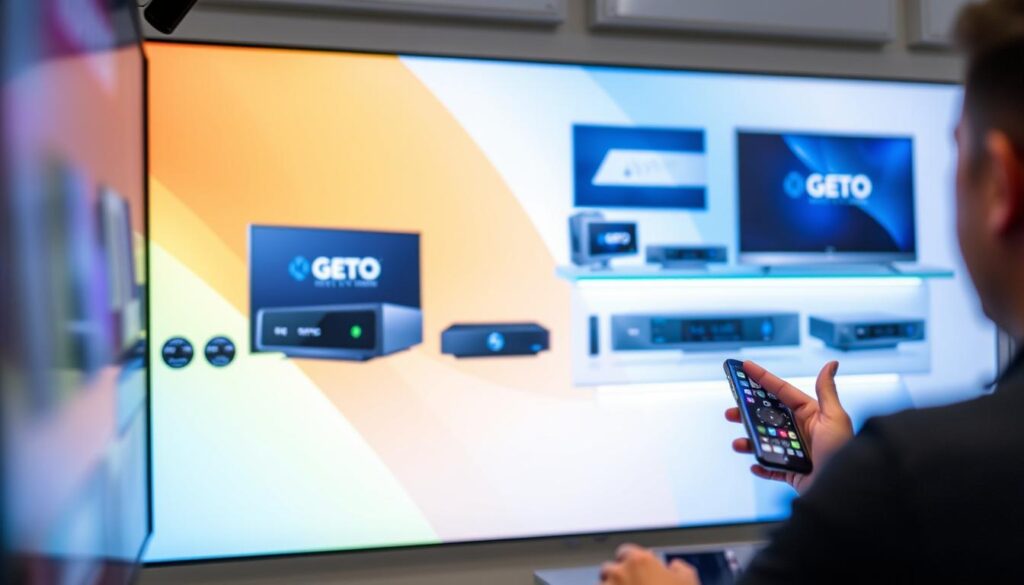 Generieren Sie ein Bild von GEO IPTV WIEDERVERKÄUFER