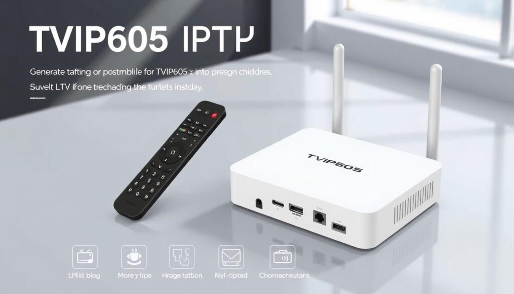 Generieren Sie ein Bild von TVIP605 IPTV Box