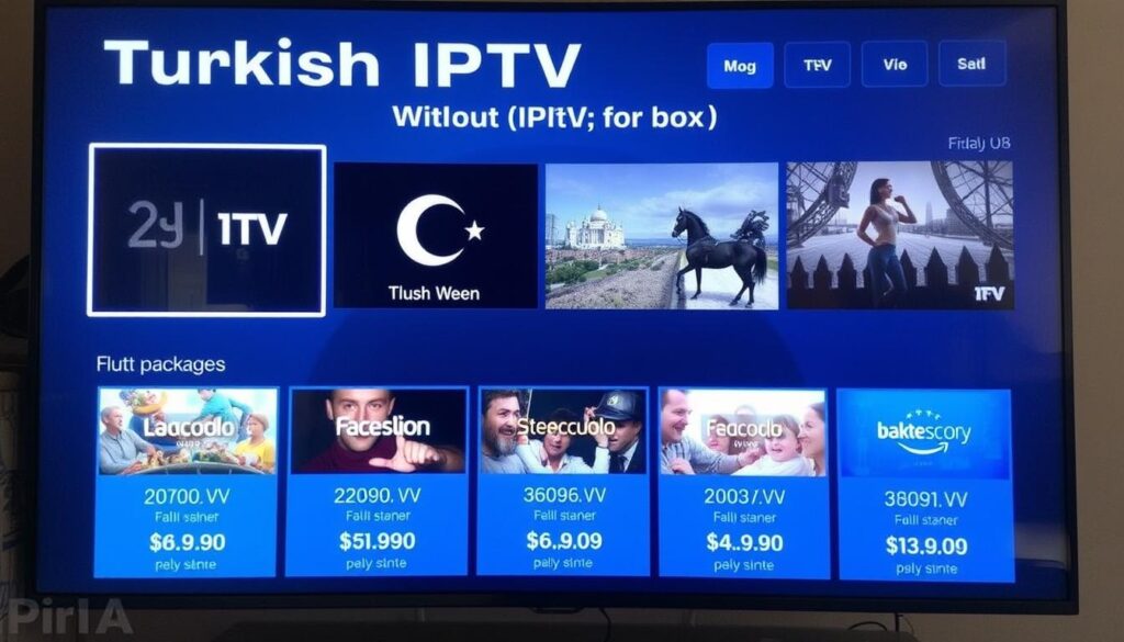 Türk IPTV ohne Box mit verschiedenen Paketen und Preisen