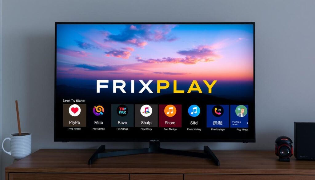 Ein Bild von FRIXPLAY auf einem Smart TV