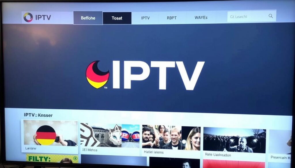 Ein Bild von IPTV German Logo oder einem Screenshot ihrer Benutzeroberfläche