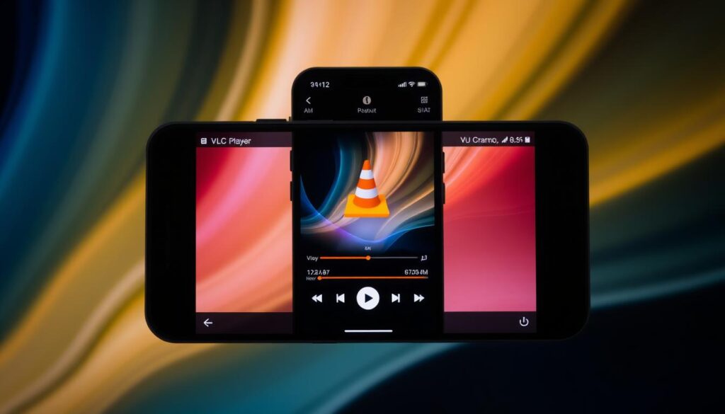 Ein Bild von VLC Player auf einem Gerät