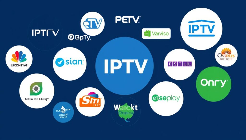 Ein Bild von verschiedenen IPTV-Anbietern