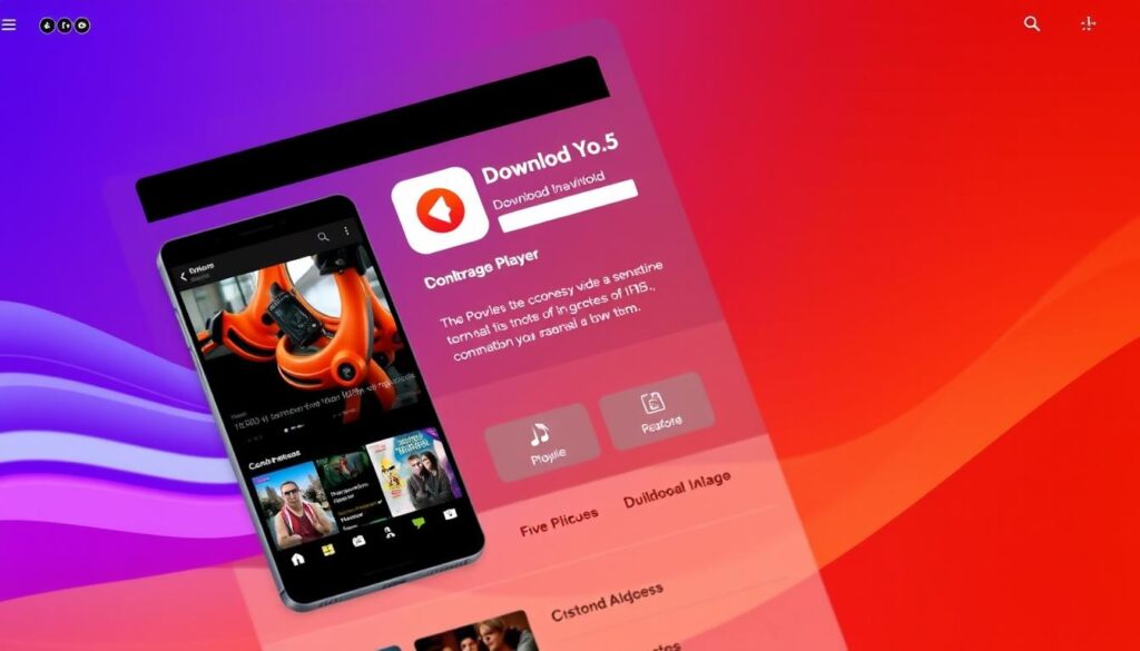 Generiere ein Bild von der ibo player app download Seite