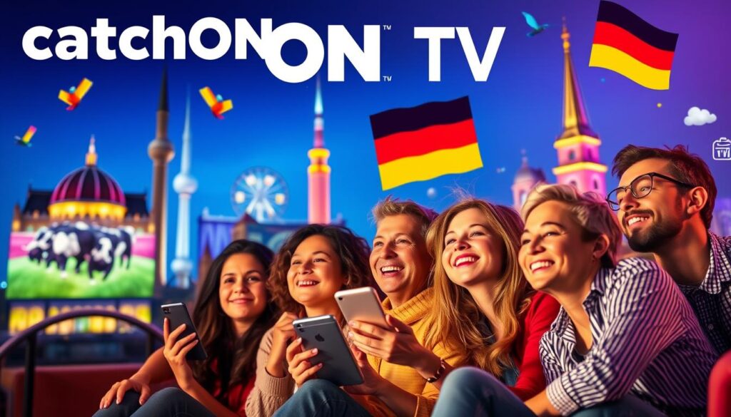 Image generation prompt for CatchON TV IPTV Deutschland