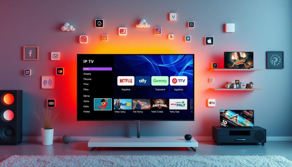 Image generation prompt for IPTV Abonnement
