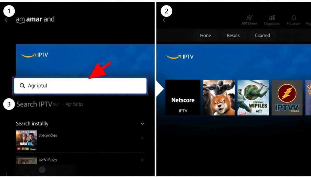 Installation einer IPTV-App über den Amazon App Store