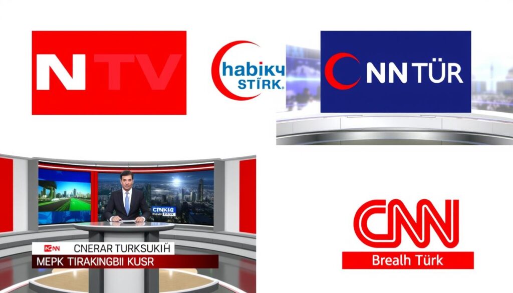 Nachrichtensender wie NTV, Habertürk und CNN Türk