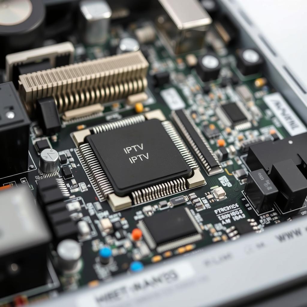 Prozessor und Speicherkomponenten einer IPTV Box