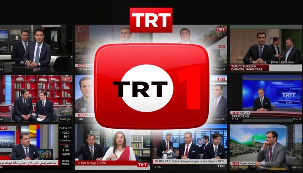 TRT 1 Logo und Programmübersicht
