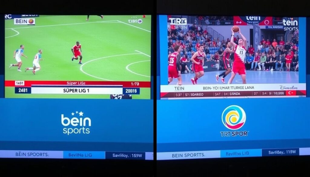 Türkische Sportsender wie beIN Sports und TRT Spor