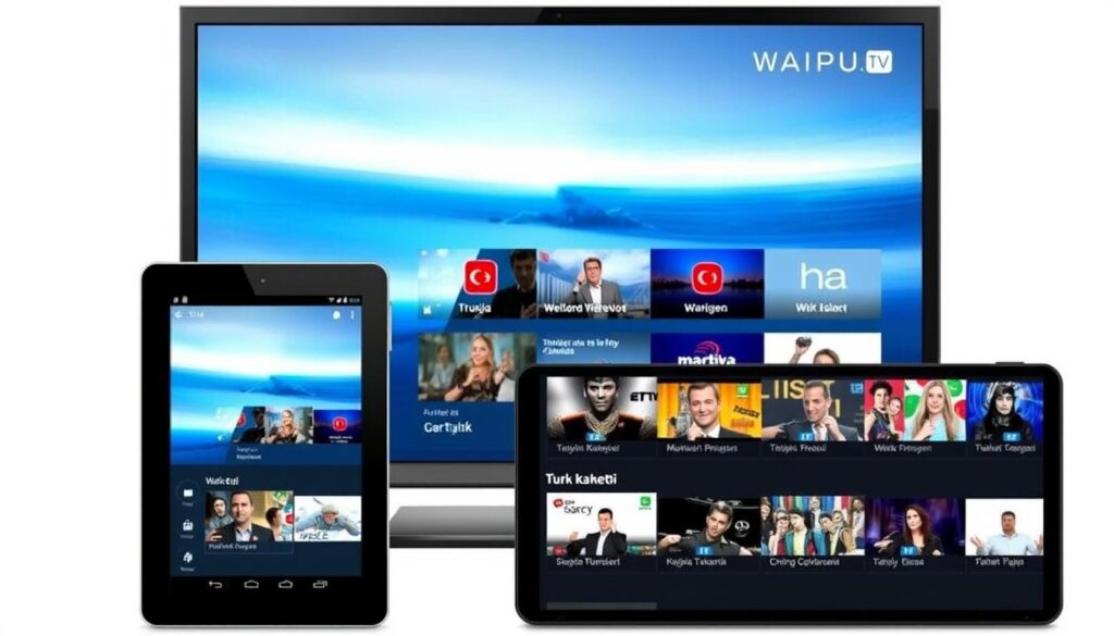 Waipu.tv Türk-Paketi auf verschiedenen Geräten